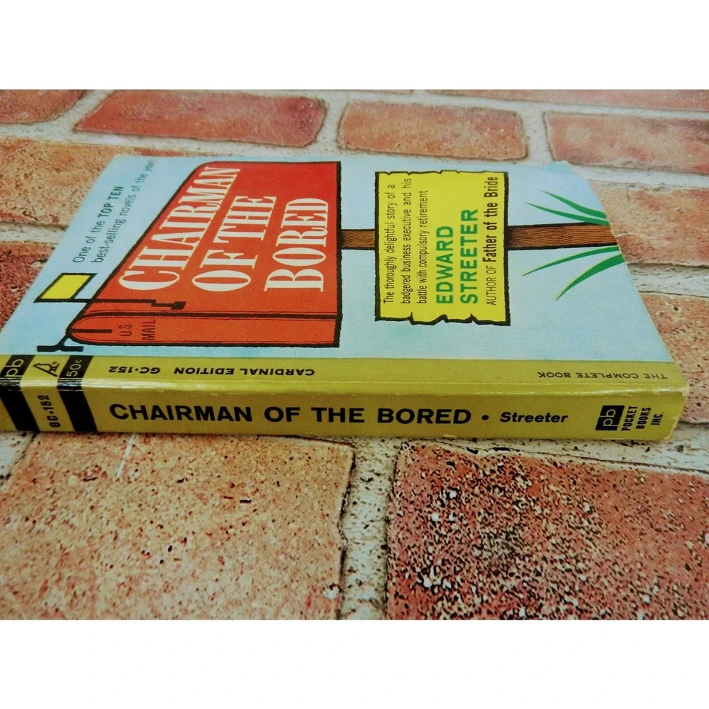 Chairman of the Bored by Edward Streeter‎ Vintage Humor Comedy Paperback 1962